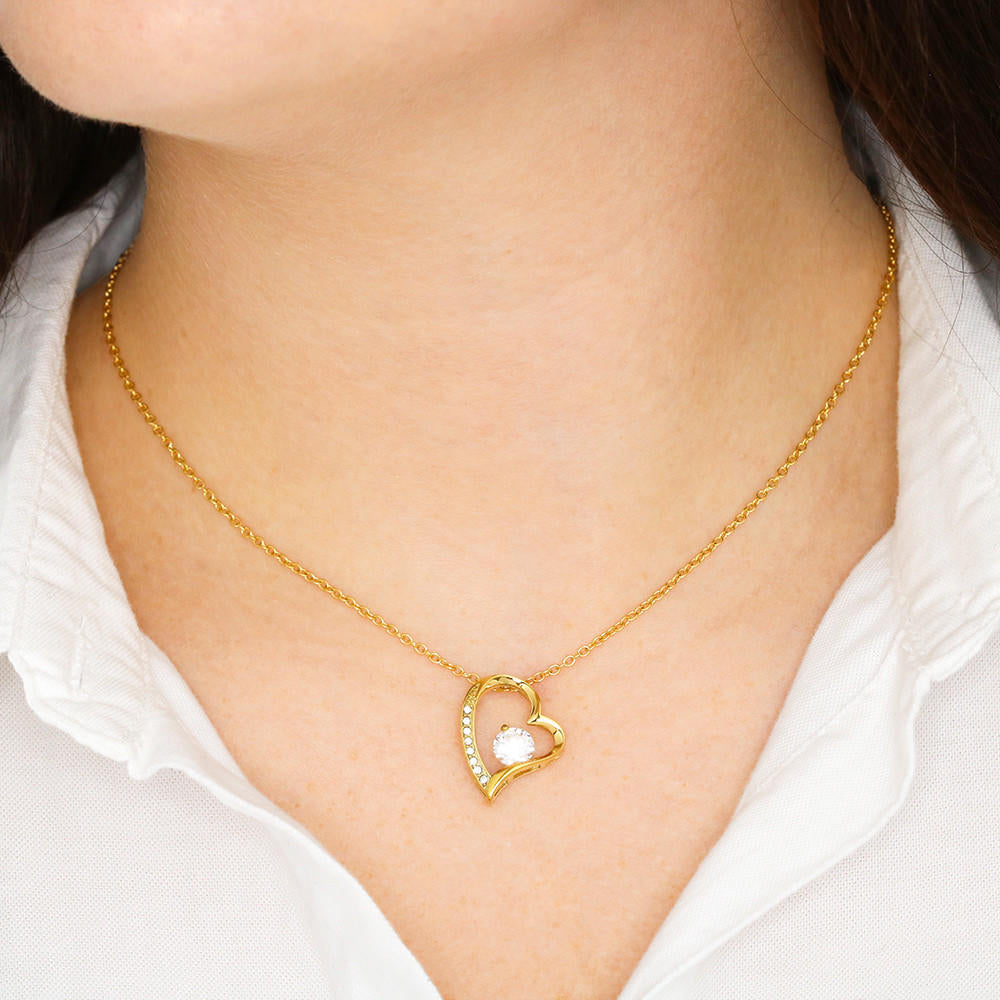 Forever Love Necklace - Moon and Stars - Valentine
