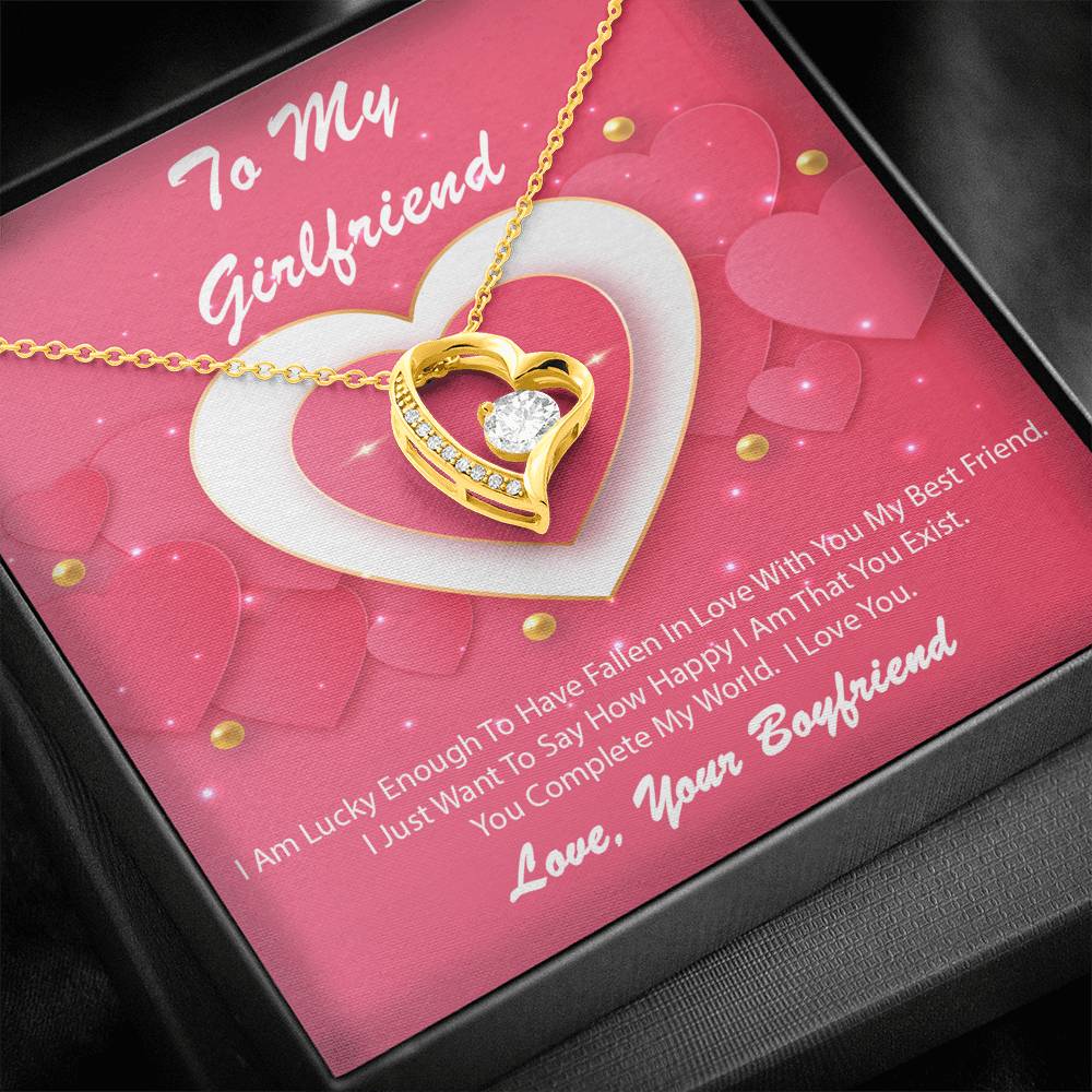 Forever Love Necklace - Pink Delight - Girlfriend