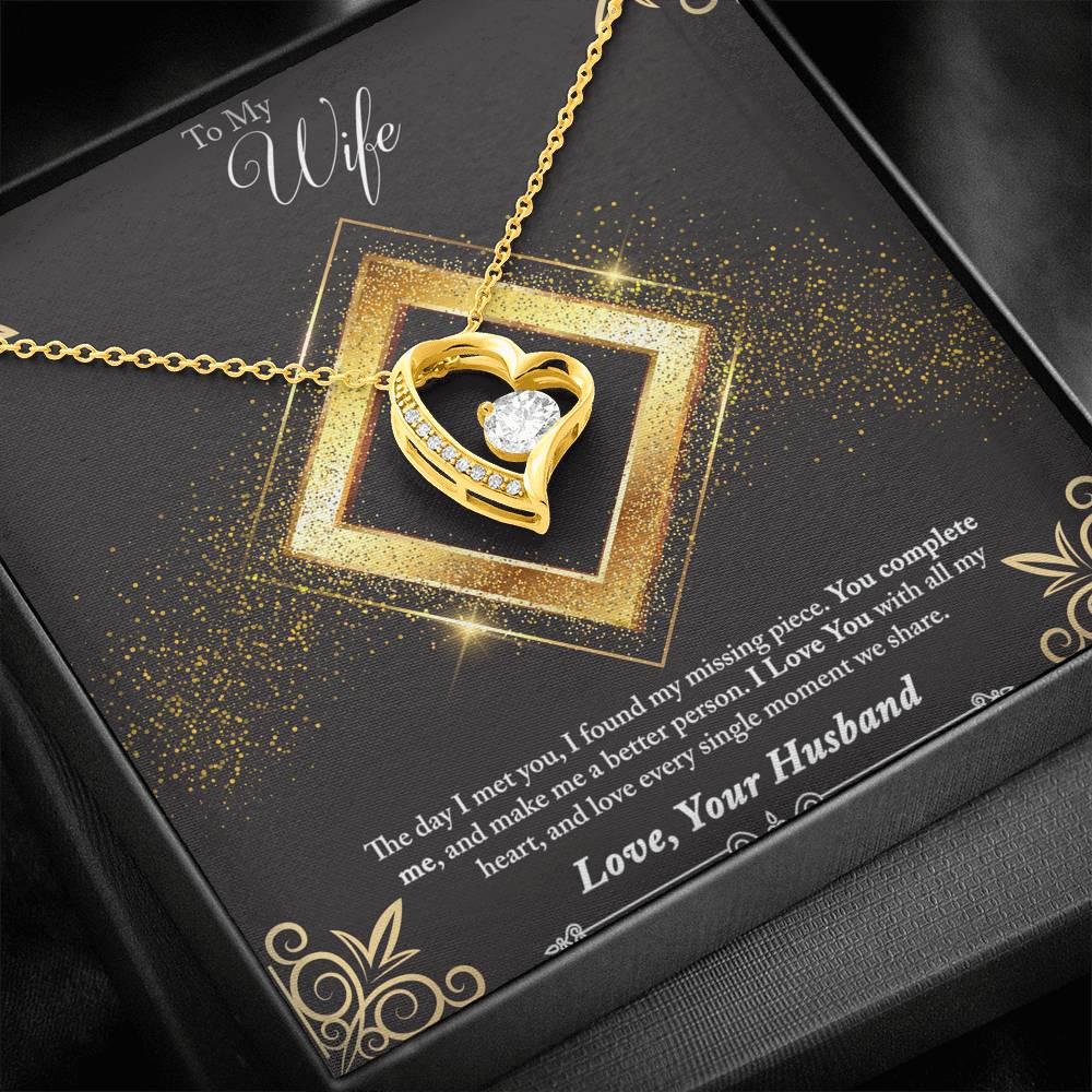 Forever Love Necklace - Glitter - Wife