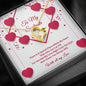 Forever Love Necklace - Red Ribbons - Soulmate