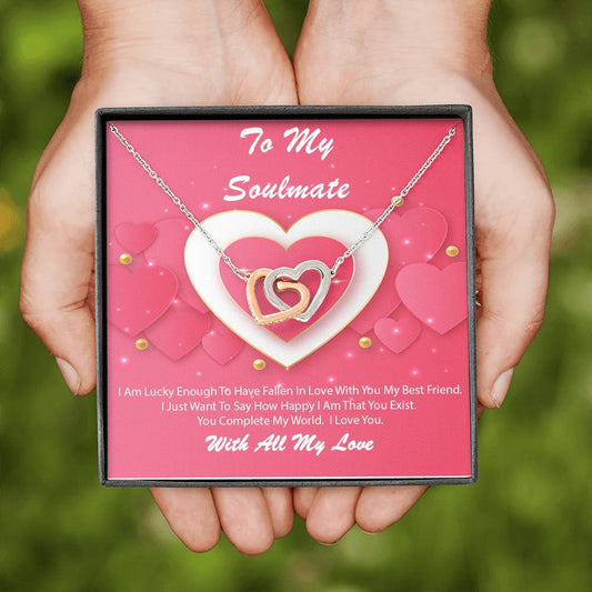 Interlocking Hearts - Pink Delight - Soulmate