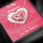 Interlocking Hearts Necklace - Pink Delight - Girlfriend