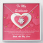 Love Knot Necklace - Pink Delight - Soulmate