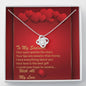 Love Knot Necklace - Red Hearts - Soulmate