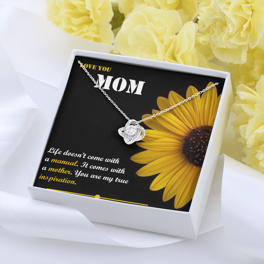 Love Knot Necklace - Sunflower - Mom