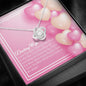 Love Knot Necklace - Candy Hearts - Wife
