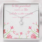 Alluring Beauty Necklace - Pastel Pink Floral - Mom
