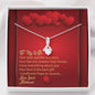 Alluring Beauty Necklace - Red Hearts - Wife