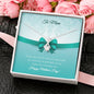 Alluring Beauty Necklace - Aqua Bow - Mom