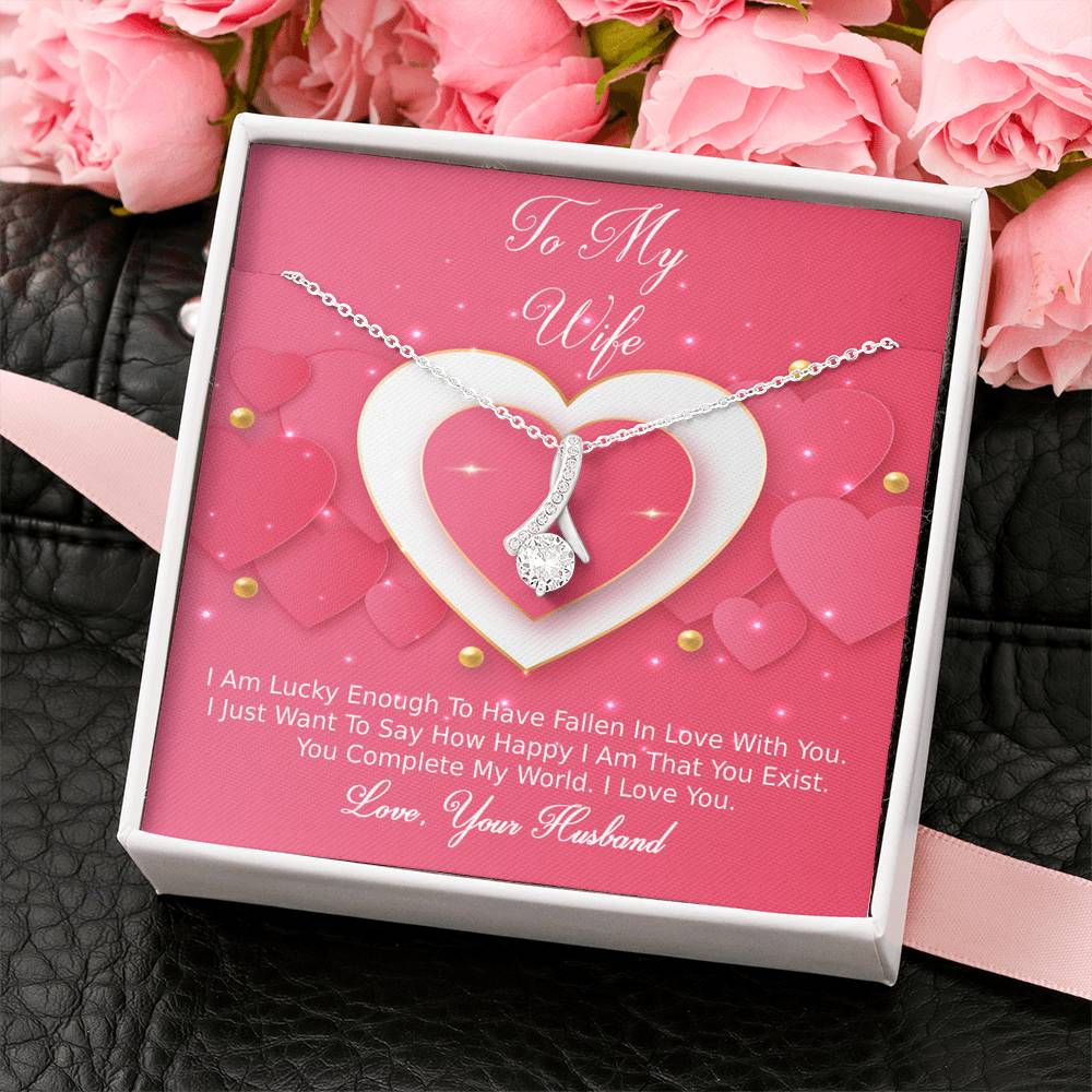 Alluring Beauty Necklace - Pink Delight - Wife