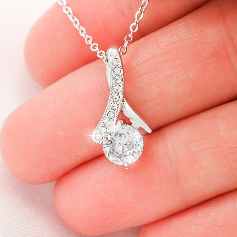 Alluring Beauty  Necklace - Red Ribbons - Soulmate