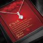 Alluring Beauty Necklace - Red Hearts - Wife