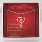 Stethoscope Necklace - Red Hearts - Future Wife