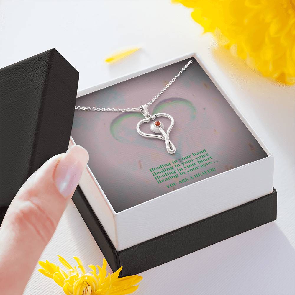 Stethoscope Necklace - Healing Hands