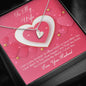 Sweetest Hearts Necklace - Pink Delight - Wife