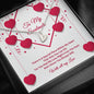 Sweetest Hearts Necklace - Red Ribbons - Soulmate