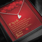 Sweetest Hearts Necklace - Red Hearts - Wife