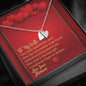 Sweetest Hearts Necklace - Red Hearts - Wife