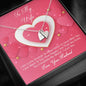 Sweetest Hearts Necklace - Pink Delight - Wife