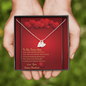 Sweetest Hearts Necklace - Red Hearts - Future Wife