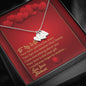 Sweetest Hearts Necklace - Red Hearts - Wife