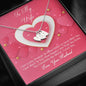 Sweetest Hearts Necklace - Pink Delight - Wife
