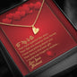 Sweetest Hearts Necklace - Red Hearts - Wife