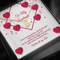Sweetest Hearts Necklace - Red Ribbons - Soulmate