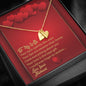Sweetest Hearts Necklace - Red Hearts - Wife