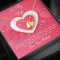 Sweetest Hearts Necklace - Pink Delight - Wife