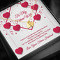 Sweetest Hearts Necklace - Red Ribbons - Future Wife