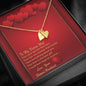 Sweetest Hearts Necklace - Red Hearts - Future Wife