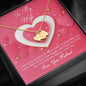 Sweetest Hearts Necklace - Pink Delight - Wife