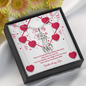 Graceful Love Giraffe Necklace - Red Ribbons - Soulmate