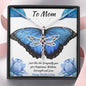 Dragonfly Dreams Necklace - Blue Butterfly - Mom