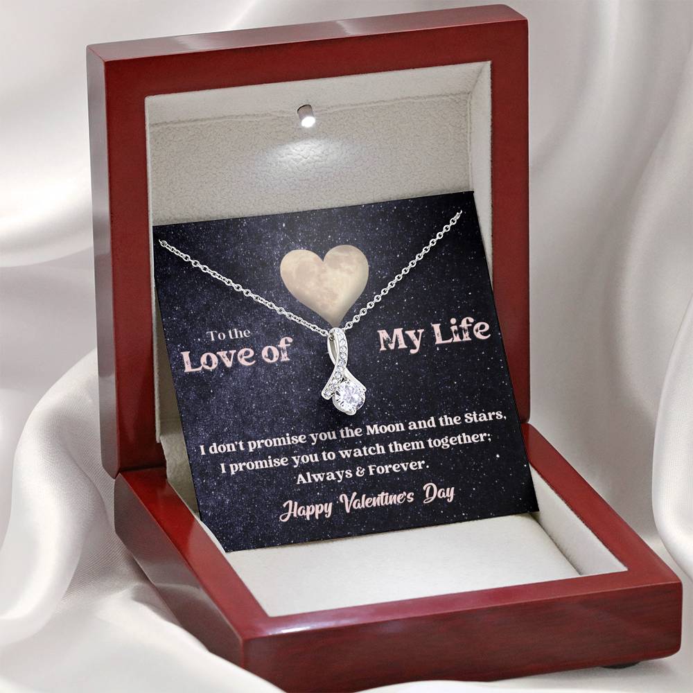 Alluring Beauty Necklace - Moon and Stars - Valentine
