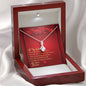Alluring Beauty Necklace - Red Hearts - Wife