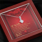 Alluring Beauty Necklace - Red Hearts - Wife