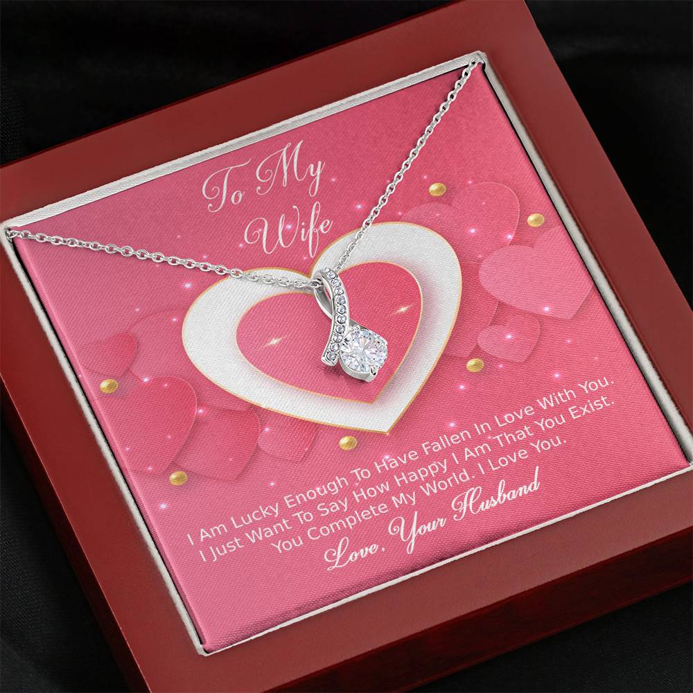 Alluring Beauty Necklace - Pink Delight - Wife
