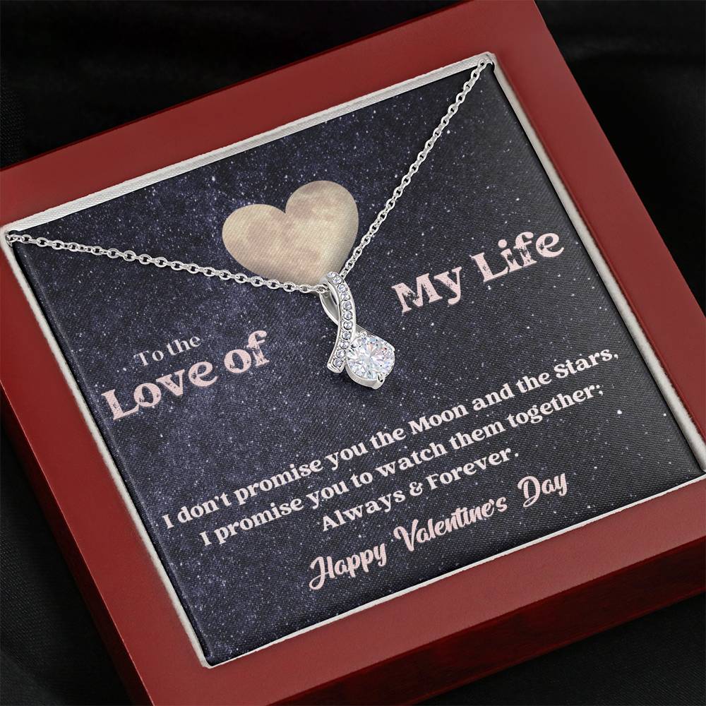 Alluring Beauty Necklace - Moon and Stars - Valentine