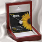 Love Knot Necklace - Sunflower - Mom