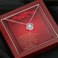 Love Knot Necklace - Red Hearts - Future WIfe