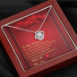 Love Knot Necklace - Red Hearts - Soulmate