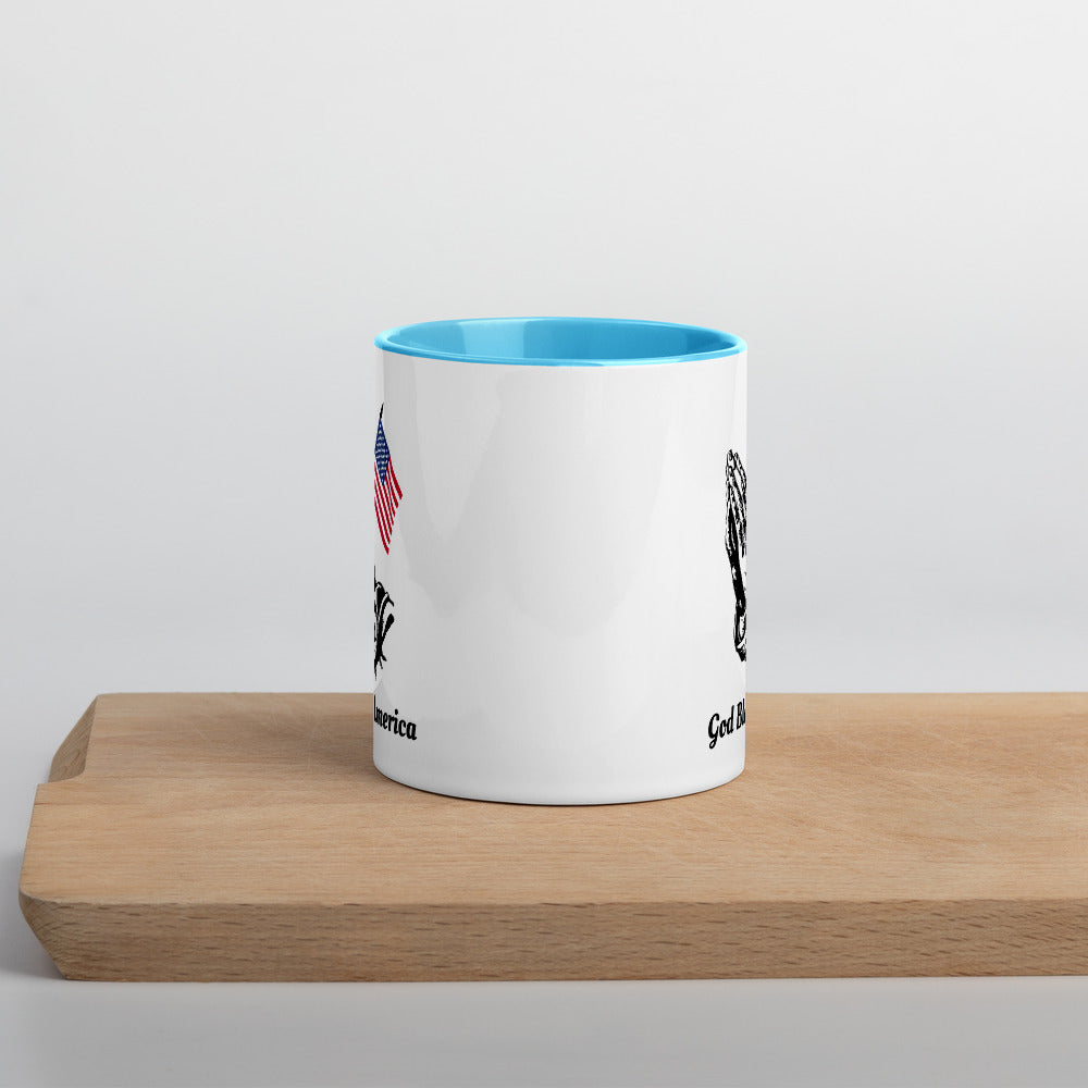 Mug with Color Inside God Bless America