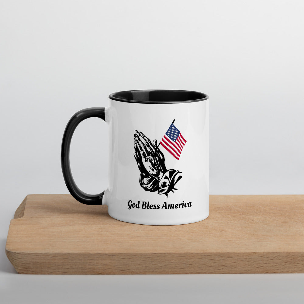 Mug with Color Inside God Bless America