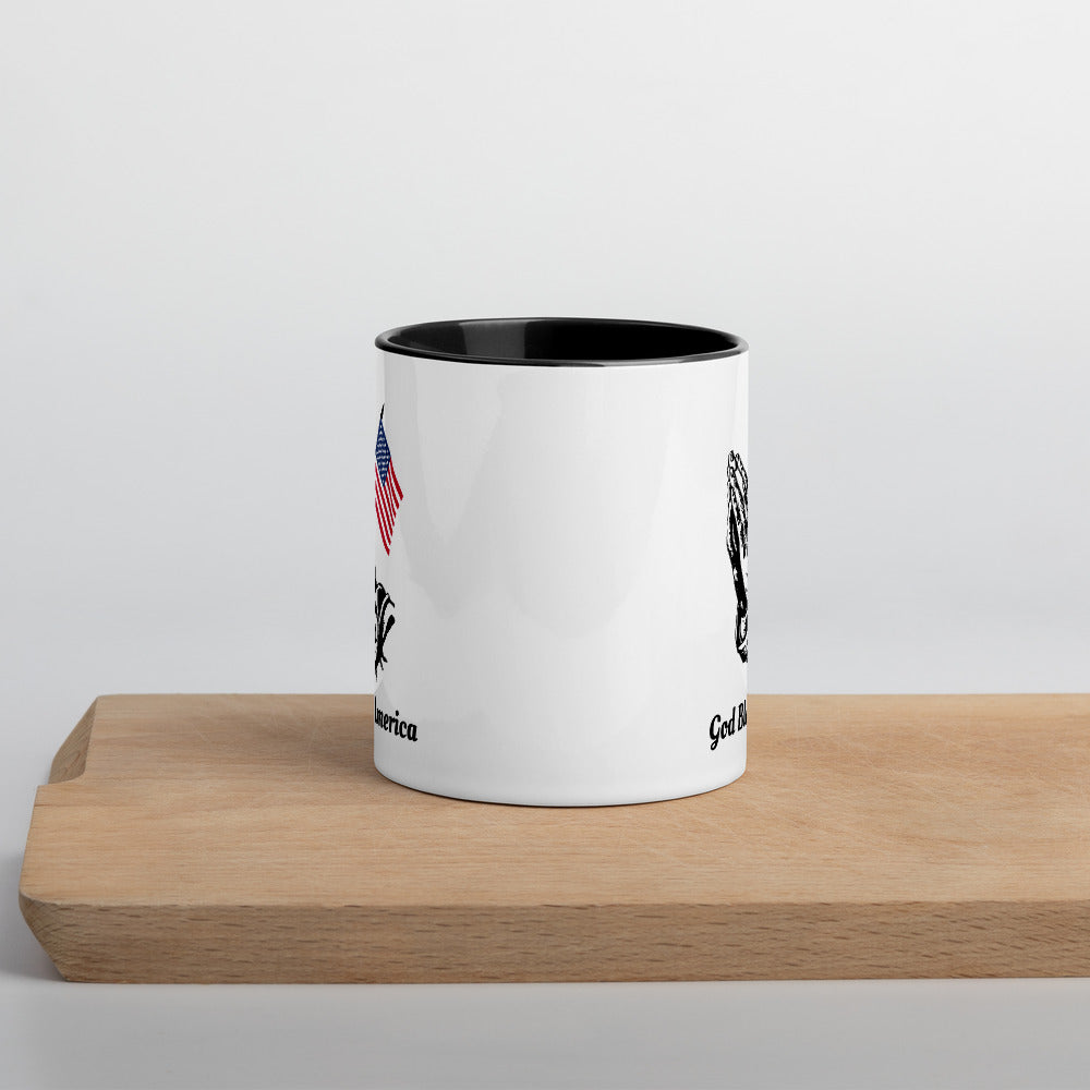 Mug with Color Inside God Bless America