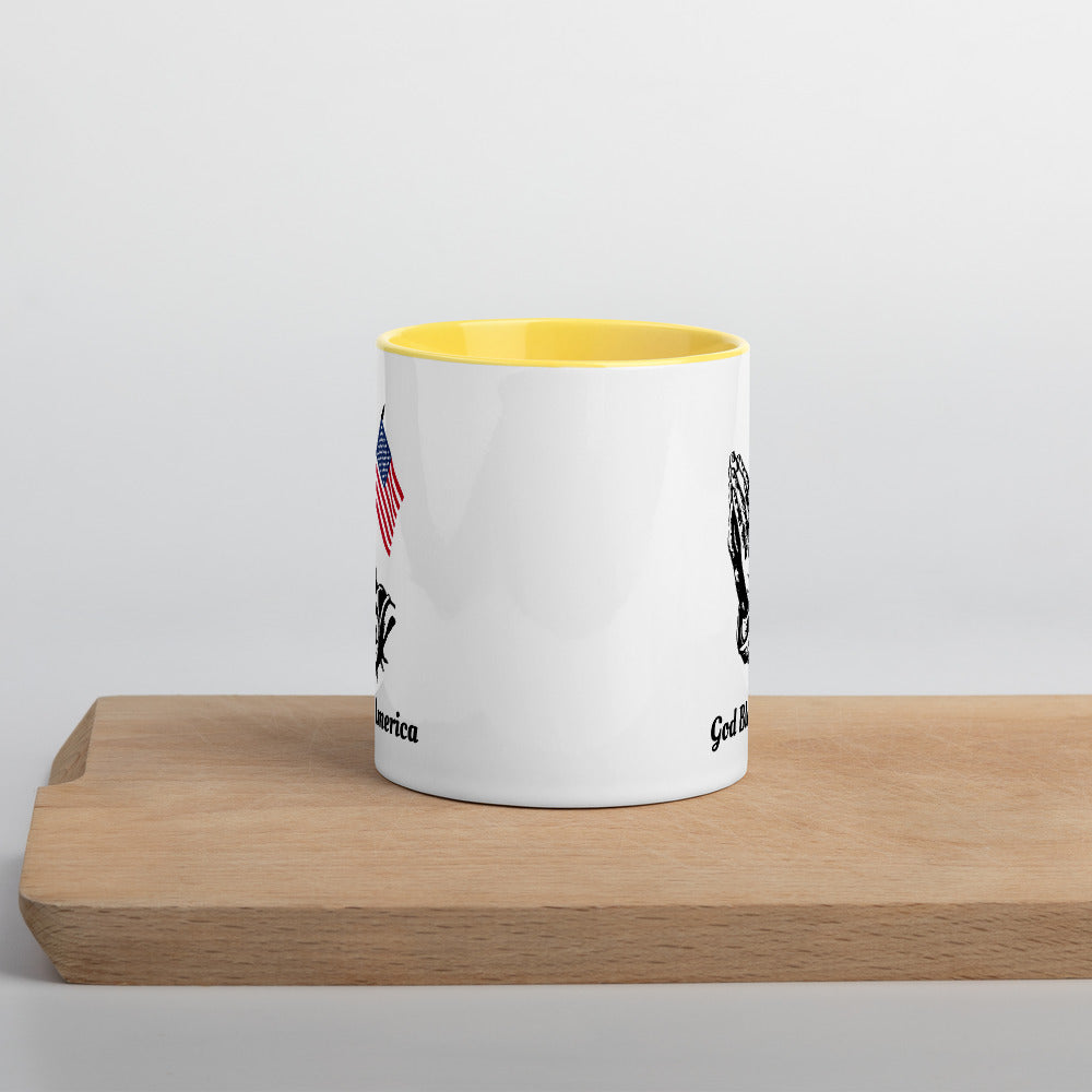 Mug with Color Inside God Bless America