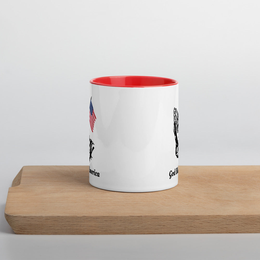 Mug with Color Inside God Bless America